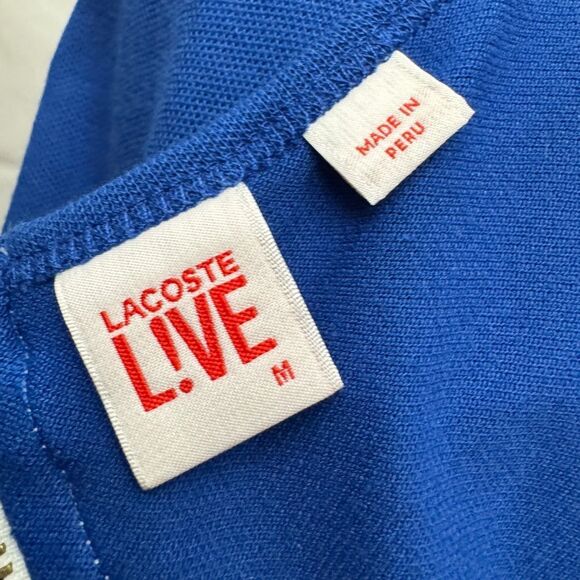 Lacoste Blue Long Sleeve Dress - Picture 4 of 8